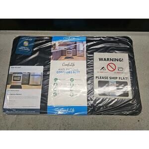 ComfiLife Anti Fatigue Floor Mat–3/4 Inch Thick Kitchen Mat-(20" x 32", Black)